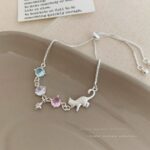 Cute Star-Chasing Kitten Bracelet đąâ¨